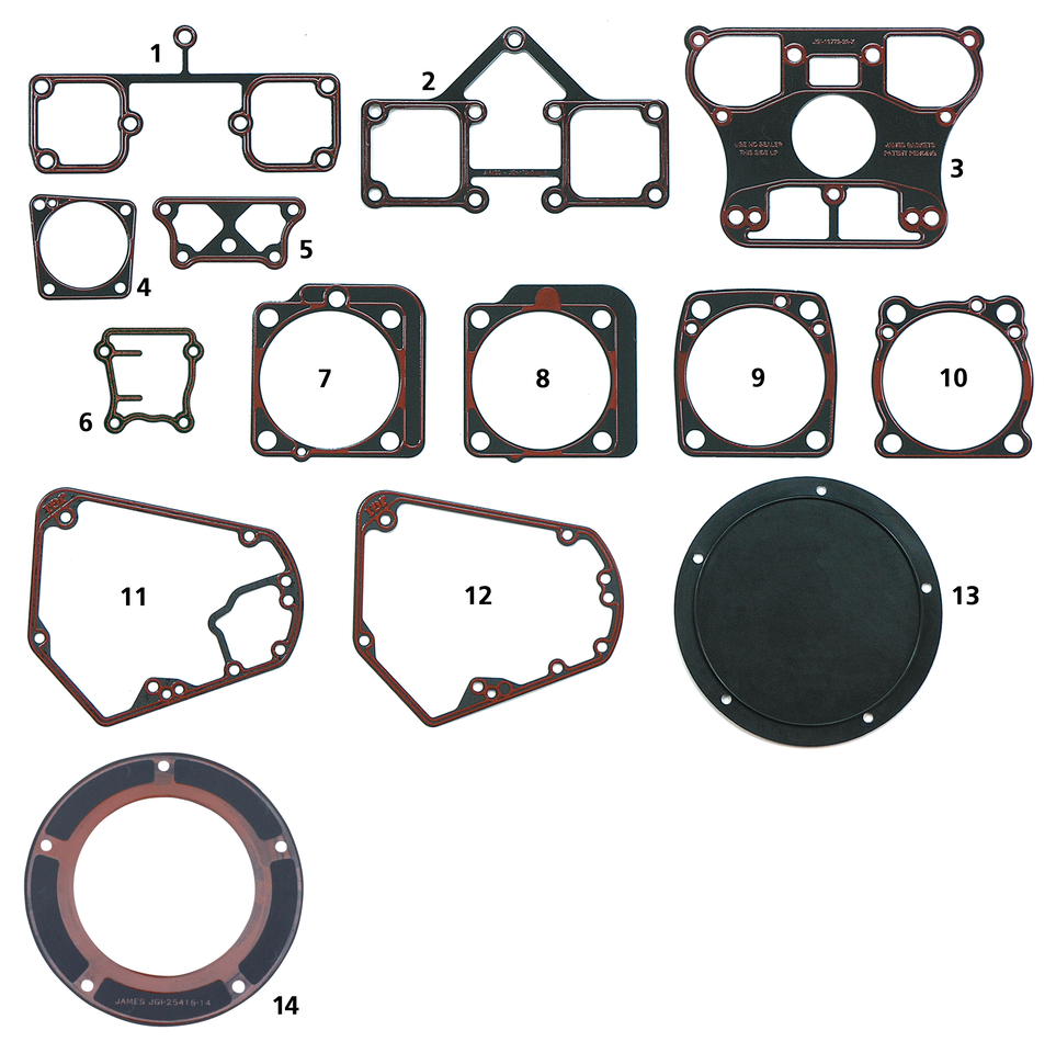INDIVIDUAL GASKETS, O-RINGS AND SEALS FOR 1984-2000 EVO BIG TWIN - view 2