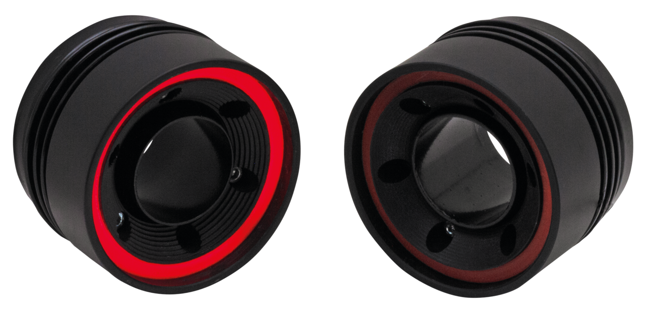 LIGHTED END CAPS FOR MCJ MUFFLERS - view 1