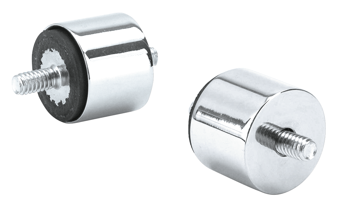 CHROME COVERED ANTI-VIBRATION MOUNTS - view 1