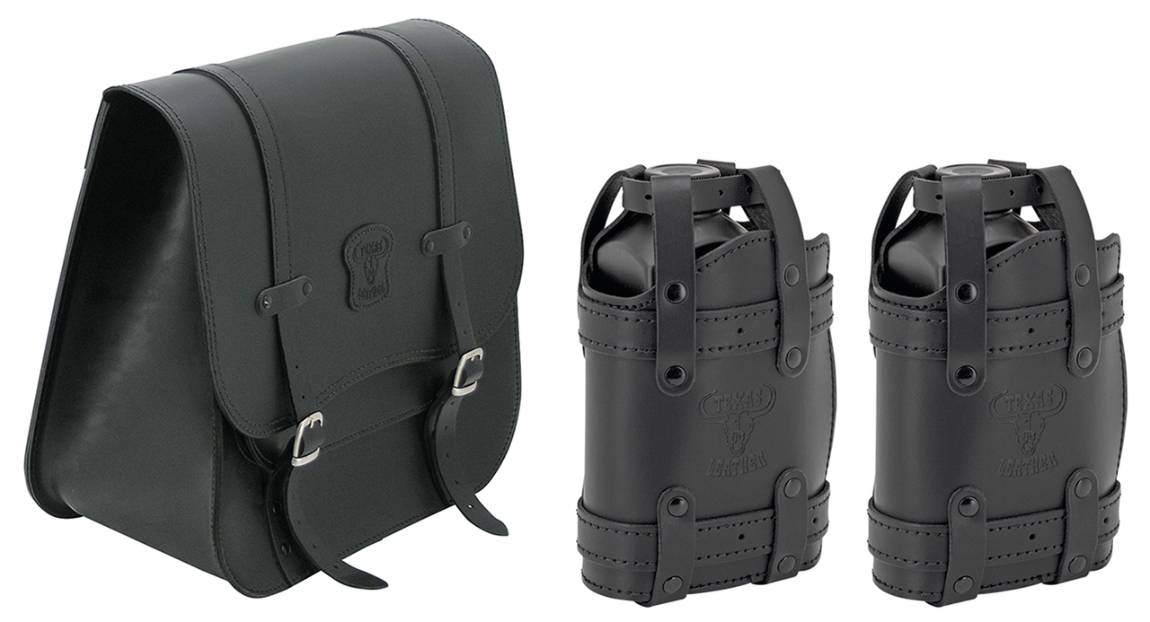 TEXAS LEATHER SIDE SADDLEBAG - view 1 Main image