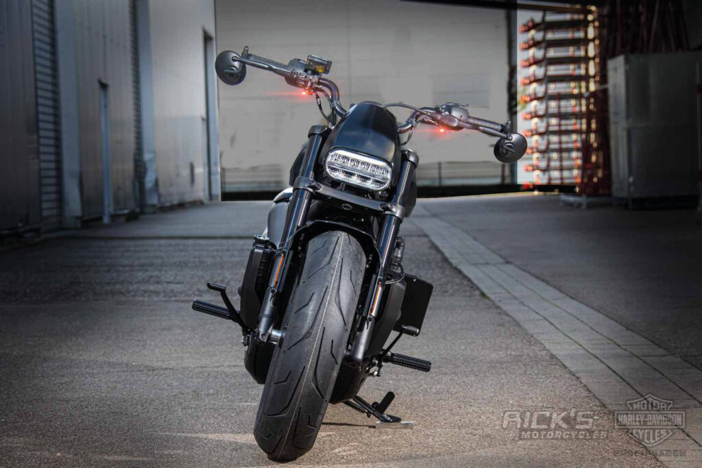 RICK'S HANDLEBAR CONTROL MOUNTED TURN SIGNALS FOR SPORTSTER S - view 3