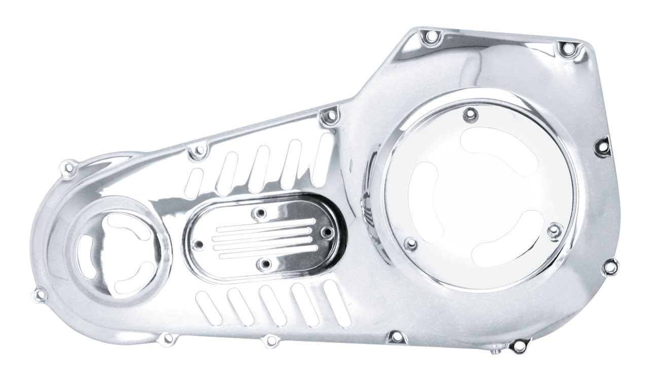 VENTED CHROME OUTER PRIMARIES FOR DYNA AND SOFTAIL - view 1 Main image