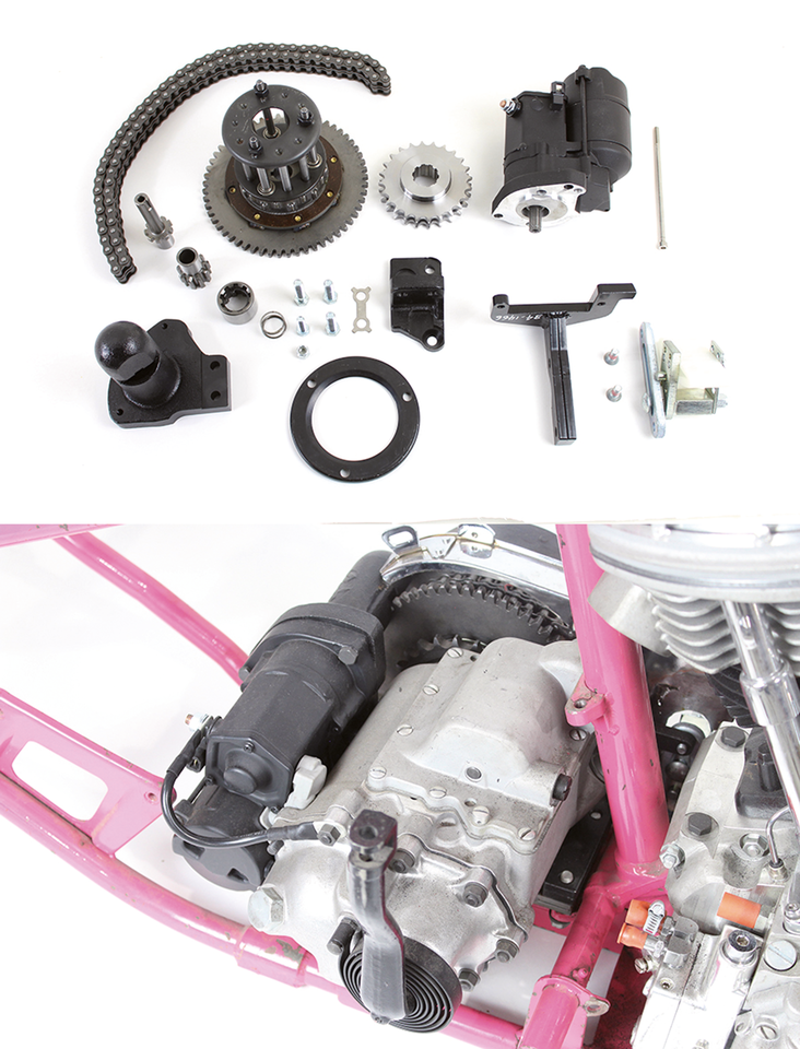 YORK ELECTRIC START KIT FOR KNUCKLEHEAD & PANHEAD - view 1