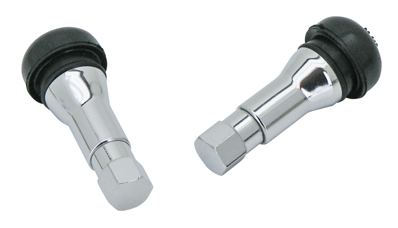 CHROME PLATED BRASS TIRE VALVE FOR TUBELESS TIRES - view 1