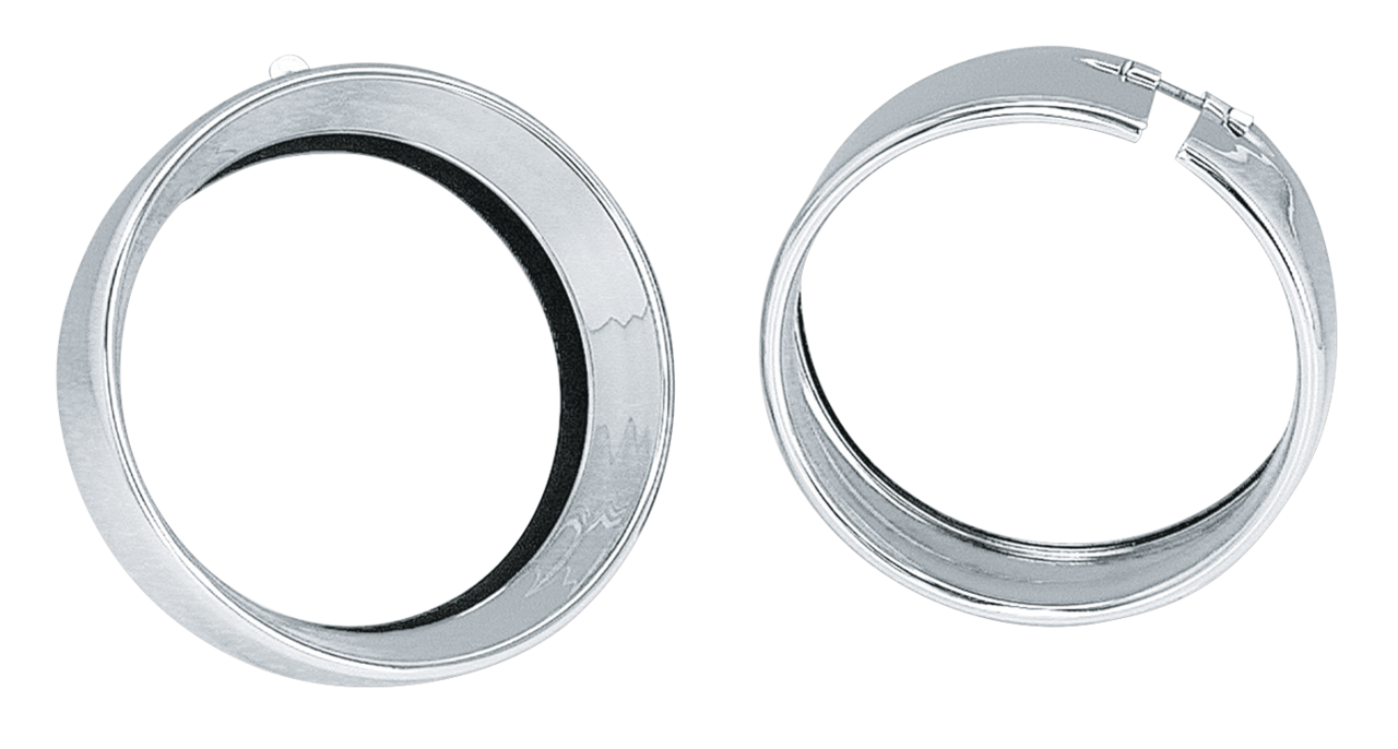 BEEFY 5 3/4" HEADLIGHT TRIM RINGS Secondary image