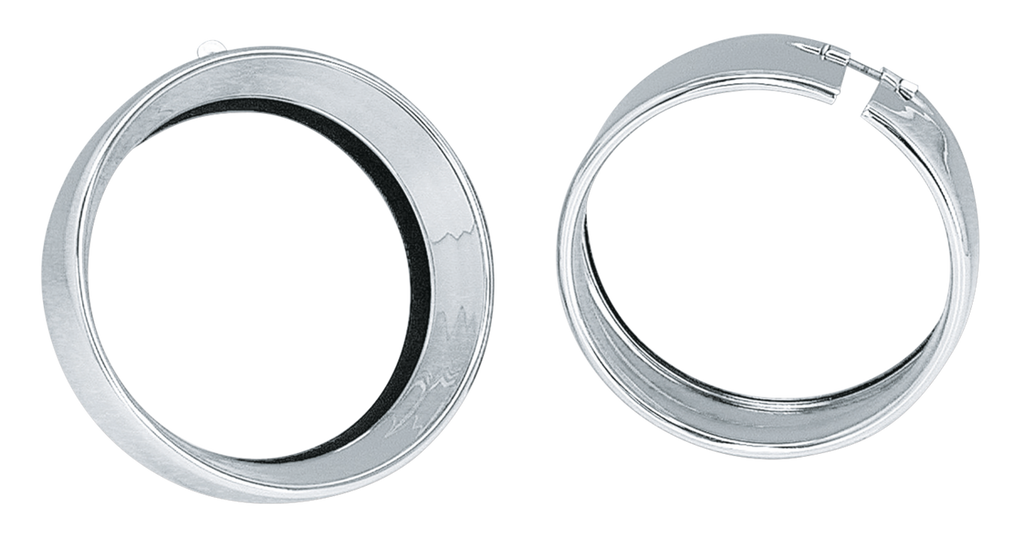 BEEFY 5 3/4" HEADLIGHT TRIM RINGS - view 2