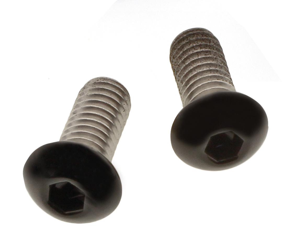 BLACK STAINLESS STEEL HEADLIGHT SCREWS - view 1 Main image
