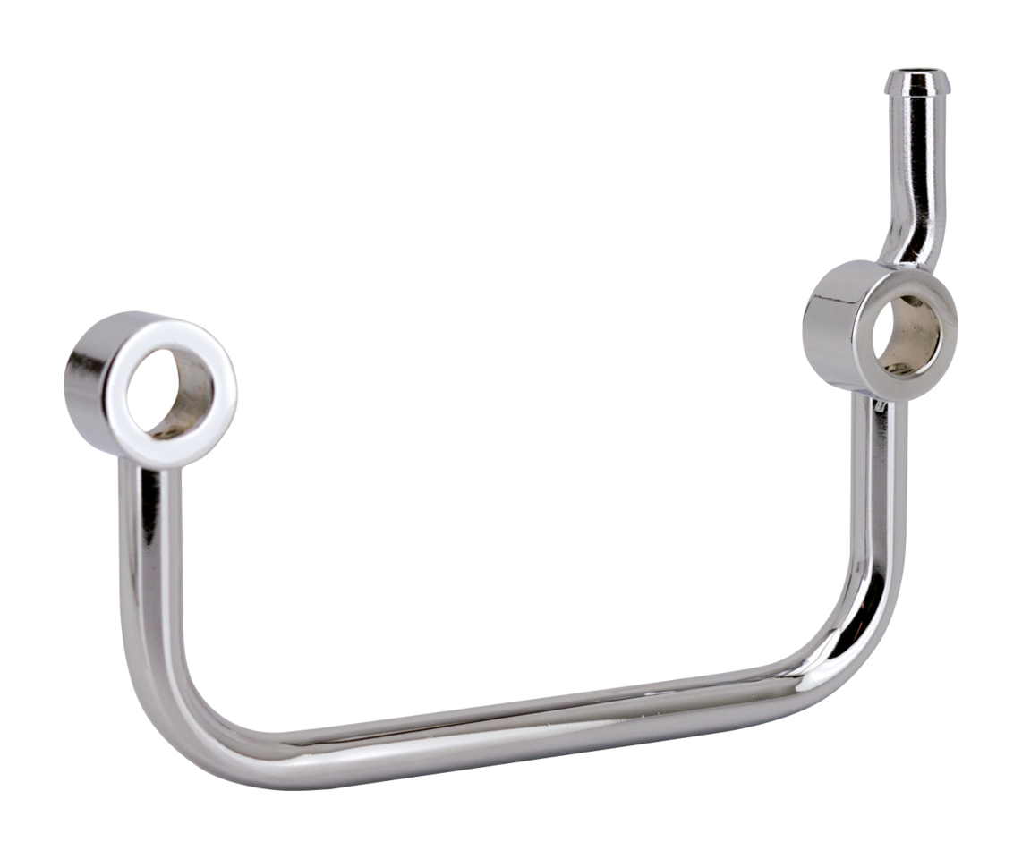 CHROME THRU-THE-HEAD BREATHER TUBES - view 1