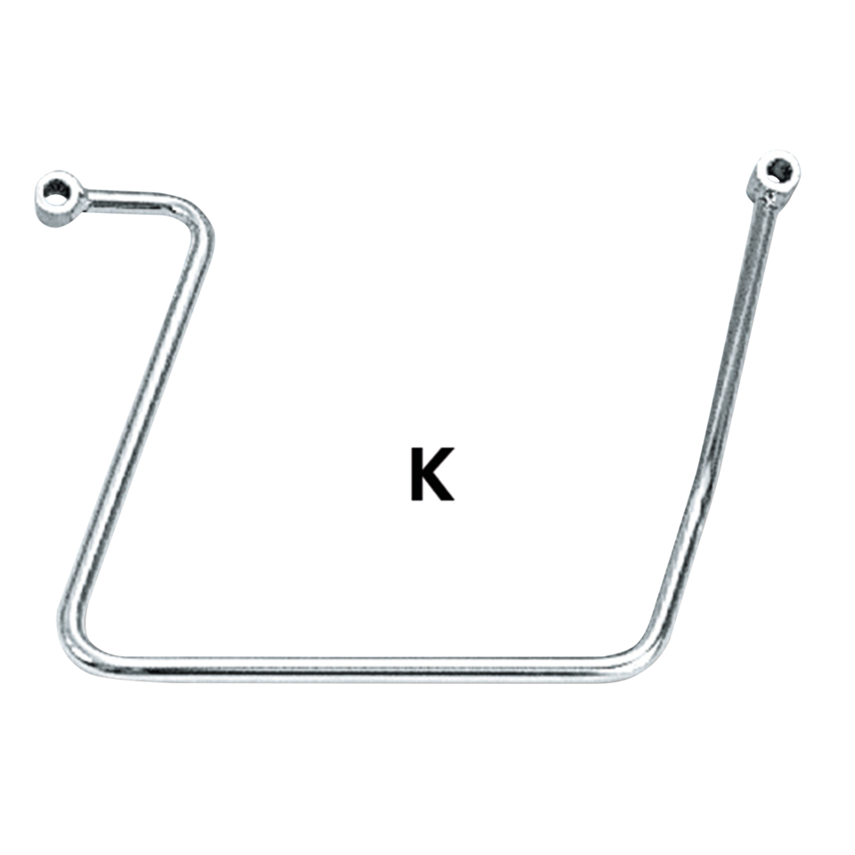 CHROME SADDLEBAG SUPPORTS - view 1