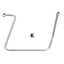 CHROME SADDLEBAG SUPPORTS - view 1