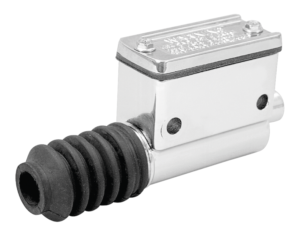CHROME LATE MODEL REAR MASTER CYLINDER - view 2