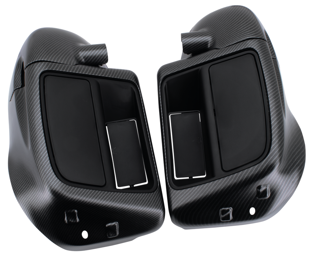 CARBON LOOK FAIRING LOWERS WITH GLOVE BOXES - view 1