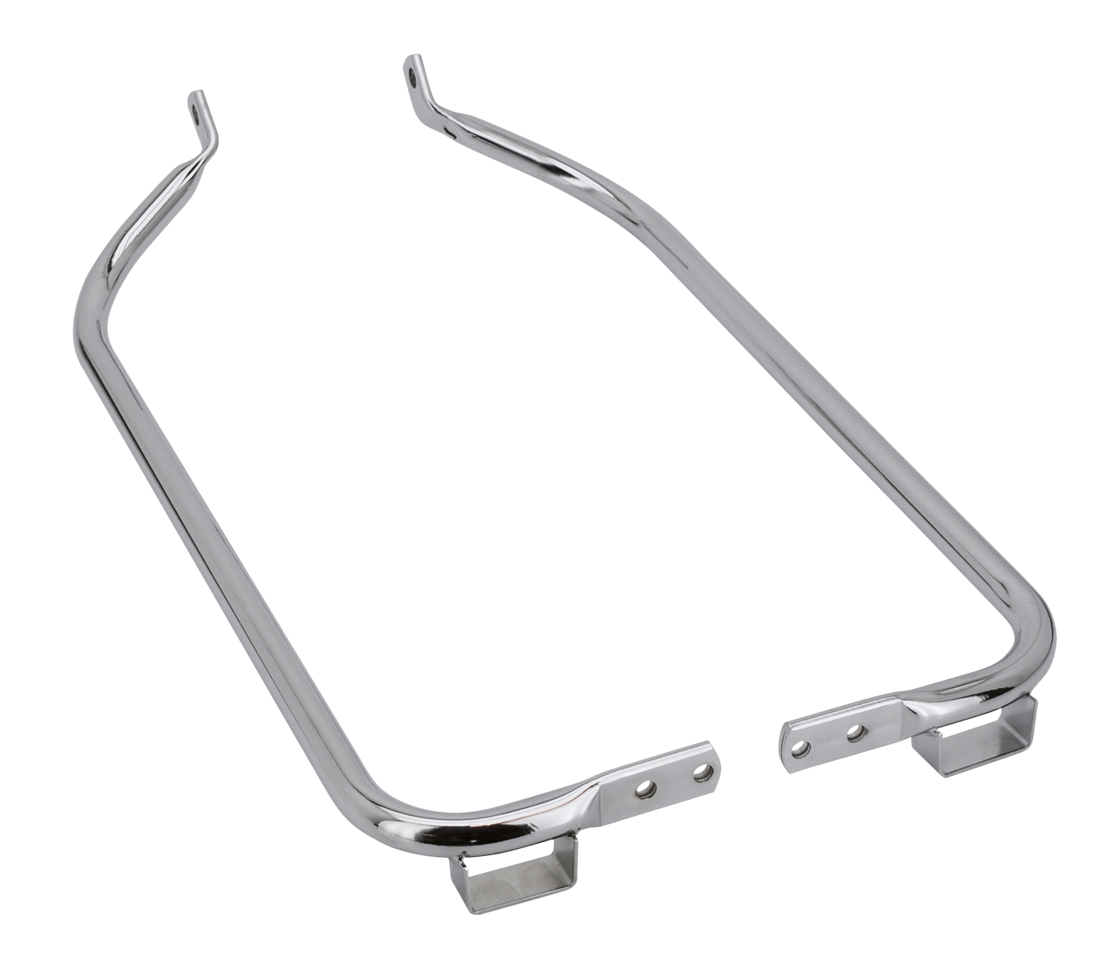 ZODIAC'S CHROME SADDLEBAG SUPPORTS FOR TOURING - view 1