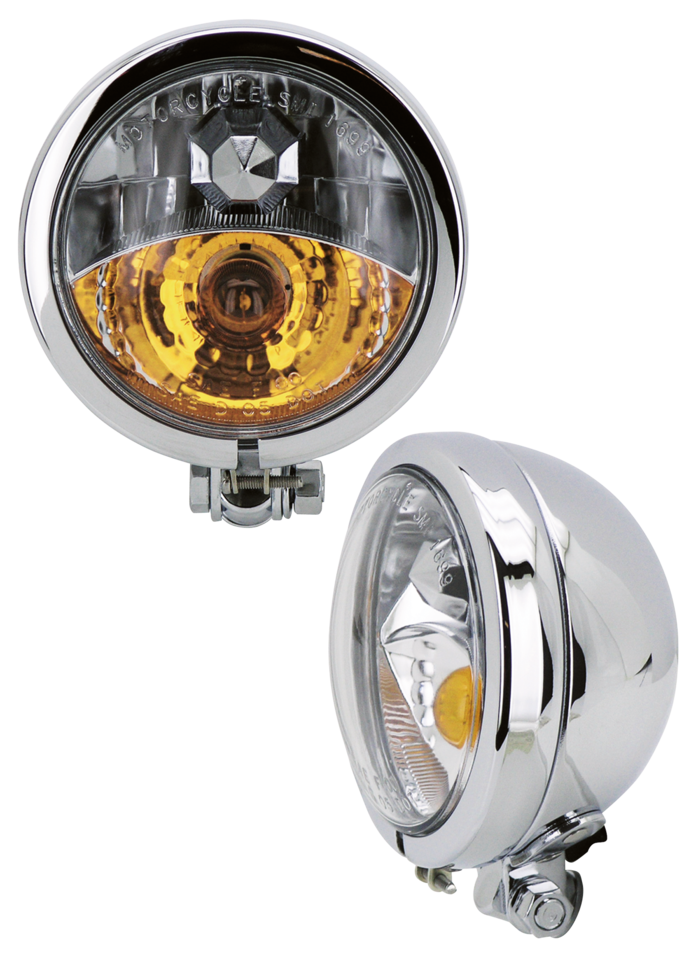 CHROME 4 1/2" SPOTLIGHT WITH BUILT-IN FOG LIGHT - view 2