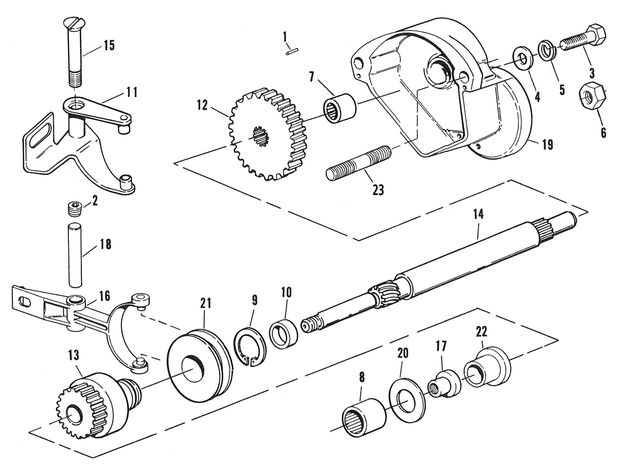 STARTER HOUSING PARTS FOR 1980-1988 FLT, FXR & SOFTAIL - view 1