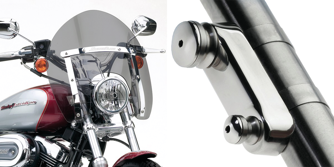 NATIONAL CYCLE SWITCHBLADE SHORTY QUICK-RELEASE WINDSHIELDS - view 1