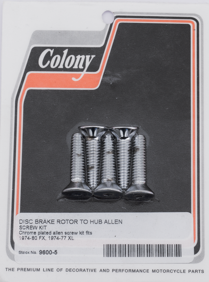 ZINC PLATED REAR WHEEL SPROCKET HARDWARE KITS - view 1 Main image