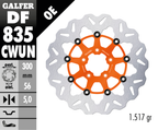 GALFER "WAVE" FLOATING DISC BRAKE ROTORS - view 2