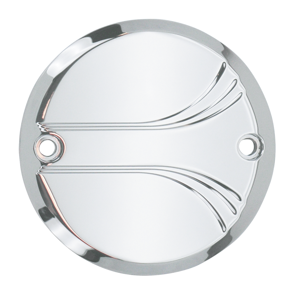 "PRO MAX" CHROME BILLET TIMER COVERS - view 2