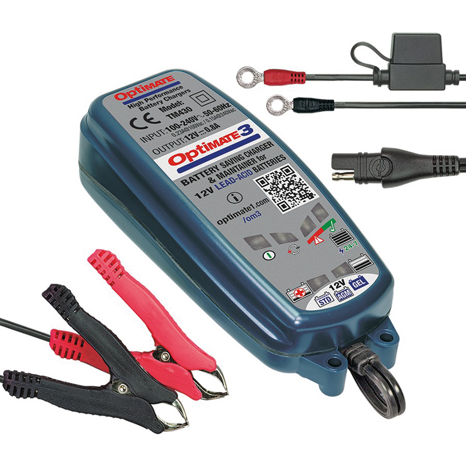 OPTIMATE 3 CHARGER FOR LEAD-ACID BATTERIES - view 2