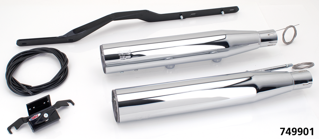 MCJ ADJUSTABLE EXHAUSTS FOR SPORTSTER - view 1