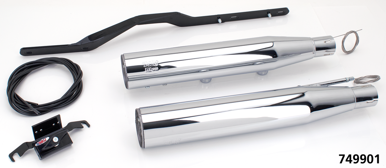 MCJ ADJUSTABLE EXHAUSTS FOR SPORTSTER - view 1