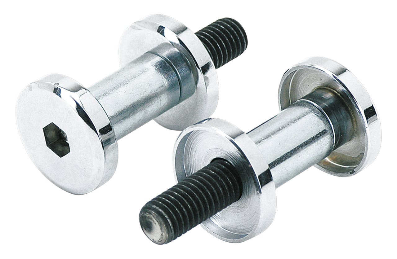 CHROME PLATED FLUSH MOUNT RISER BOLT KITS - view 1