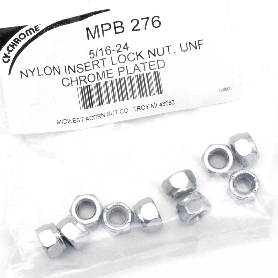 CHROME NYLOC NUT ASSORTMENT - view 1 Main image