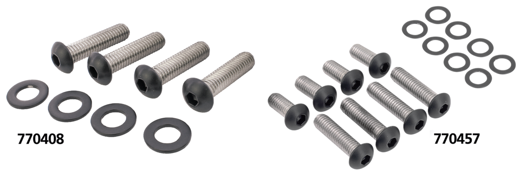 BLACK STAINLESS STEEL FENDER STRUT SCREW KITS - view 2
