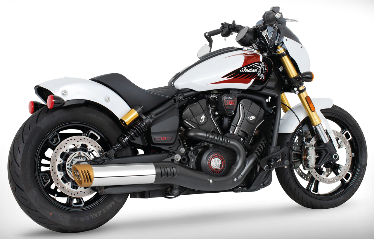 4" SLIP-ONS FOR INDIAN SCOUT 2025 TO PRESENT - view 1