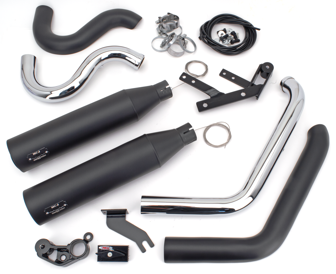 MCJ ADJUSTABLE 2-INTO-2 FOR MILWAUKEE EIGHT SOFTAIL - view 1 Main image