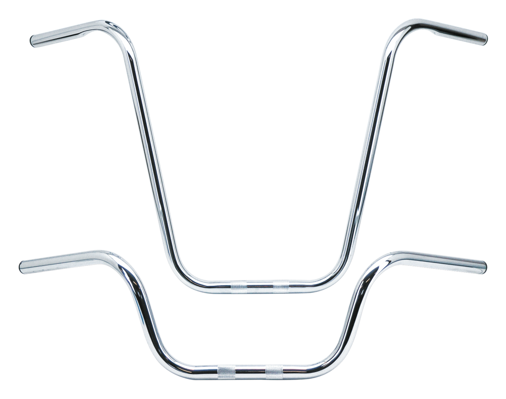 ZODIAC ONE INCH DIAMETER APE HANGER HANDLEBARS - view 1