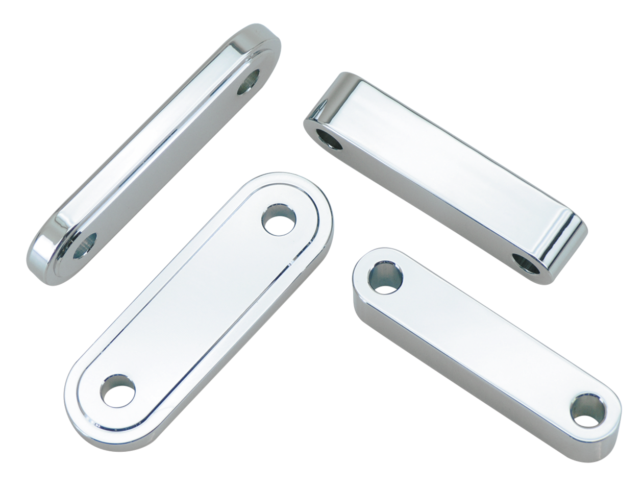 CHROME FRONT FENDER SPACERS - view 2