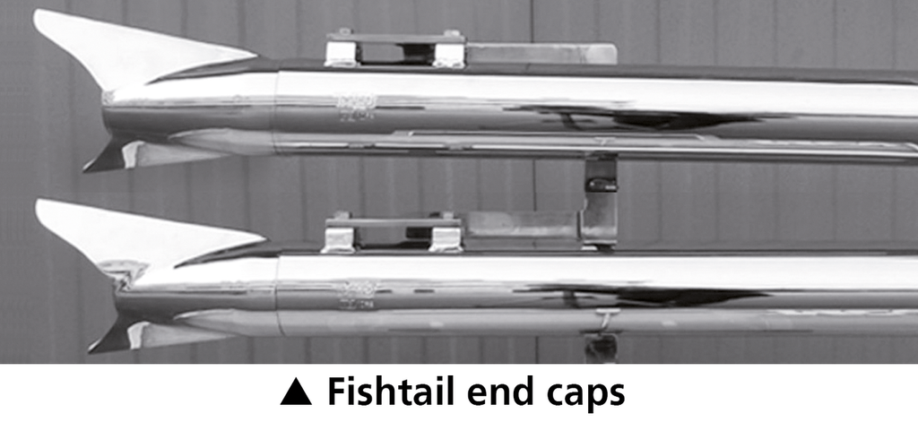 MCJ ADJUSTABLE EXHAUSTS FOR SPORTSTER - view 2