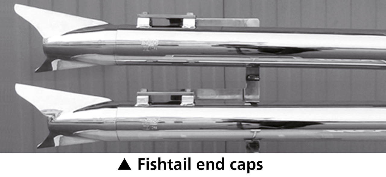 MCJ ADJUSTABLE EXHAUSTS FOR SPORTSTER - view 2