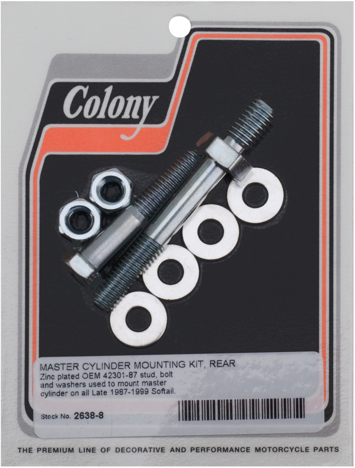 SOFTAIL REAR BRAKE MASTER CYLINDER MOUNT KIT - view 1 Main image