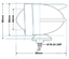 BULLET MARKER LIGHT 3 WINGS - view 1