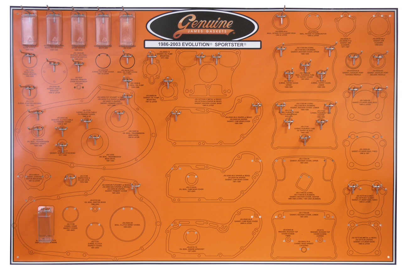 JAMES GASKET DISPLAY BOARDS - view 1