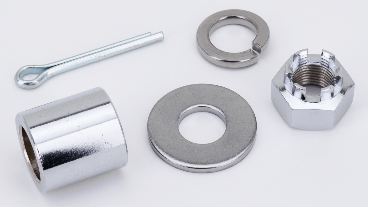 CHROME PLATED FRONT AND REAR AXLES - view 1
