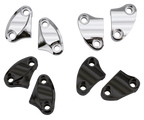 CHROME PLATED EARLY STYLE RISER CLAMPS - view 1