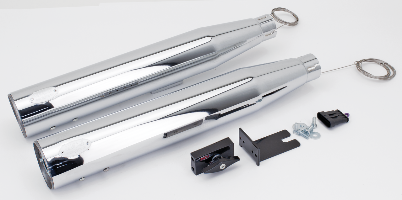 MCJ ADJUSTABLE EXHAUSTS FOR TWIN CAM SOFTAIL - view 1