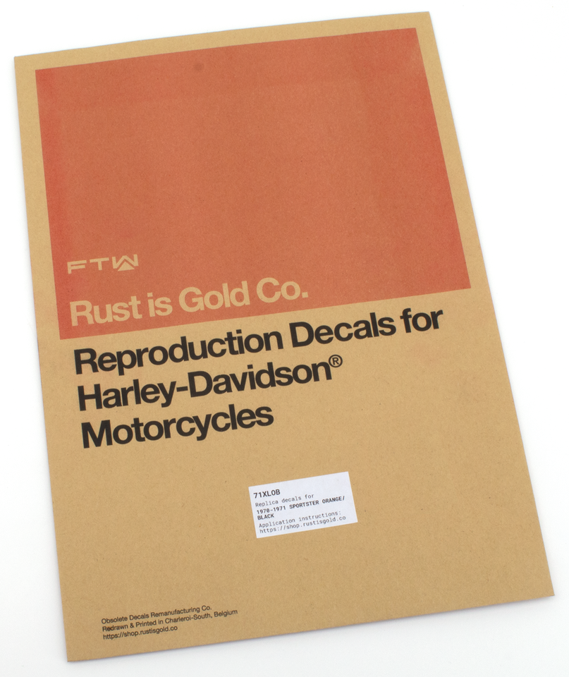 REPLICA OBSOLETE DECALS BY RUST IS GOLD CO. Secondary image