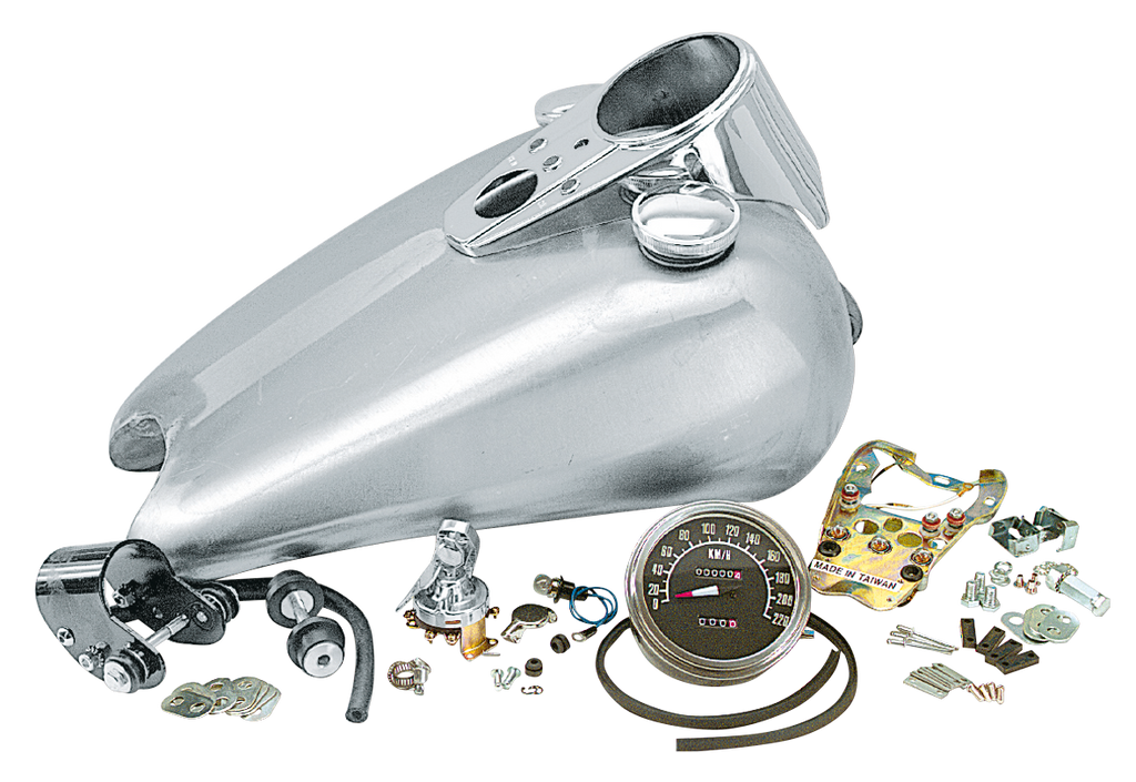 ONE PIECE STRETCHED TANK, DASH & SPEEDO KITS FOR SPORTSTER - view 1