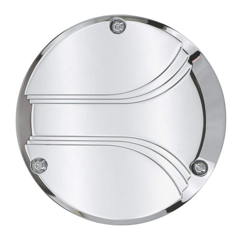 "PRO MAX" CHROME BILLET DERBY COVERS - view 2