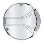 "PRO MAX" CHROME BILLET DERBY COVERS - view 2