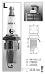 BRISK SPARK PLUGS - view 1
