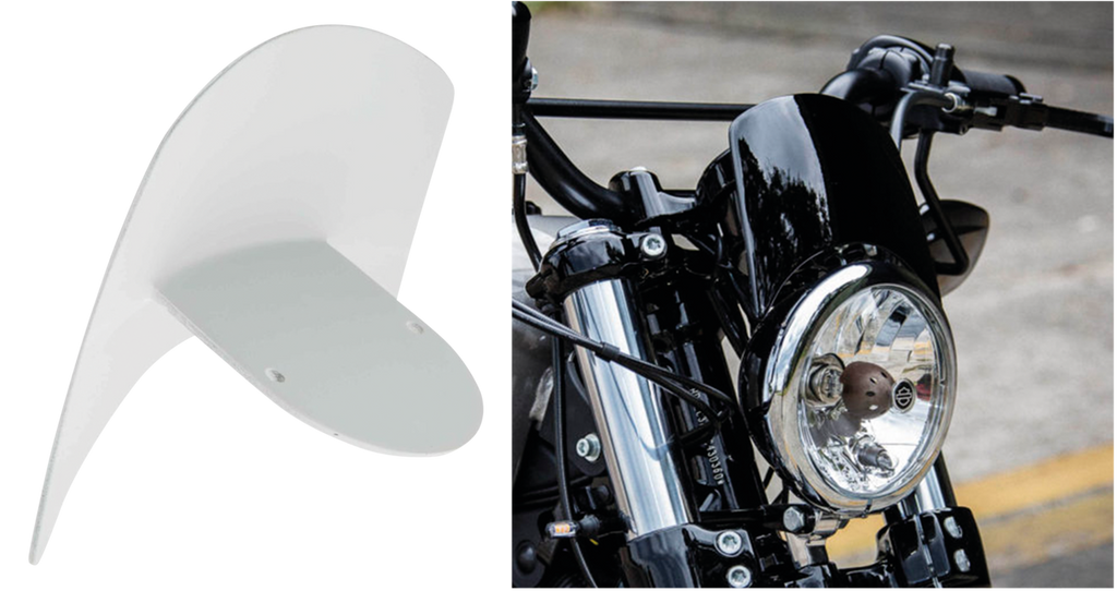 RICK'S FIBERGLASS MINI WINDSHIELD FOR SPORTSTER - view 3