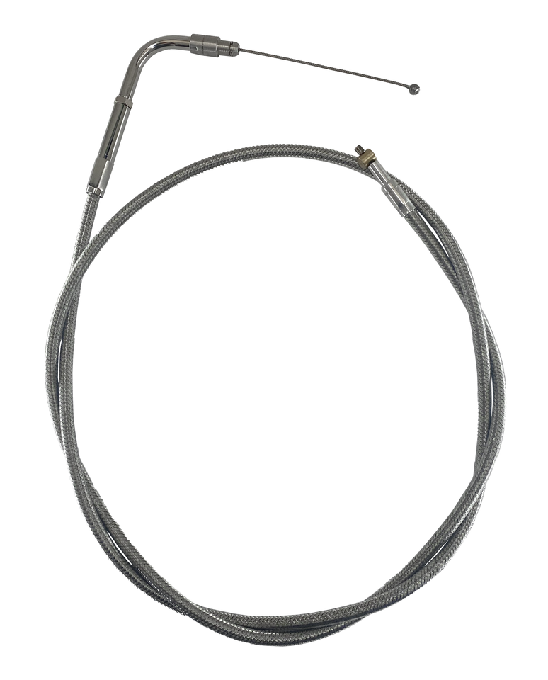 THROTTLE AND IDLE CABLES FOR USE WITH S&S SUPER E AND SUPER G CARBURETORS AND 1996 TO PRESENT SNAP-IN STYLE THROTTLE - view 1