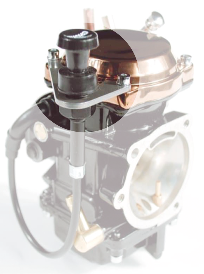 CUSTOM CHOKE CABLE BRACKET FOR KEIHIN CV - view 1