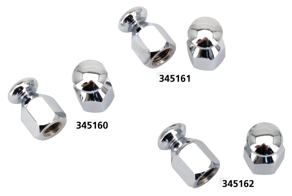 CHROME BUNGEE NUTS - view 2